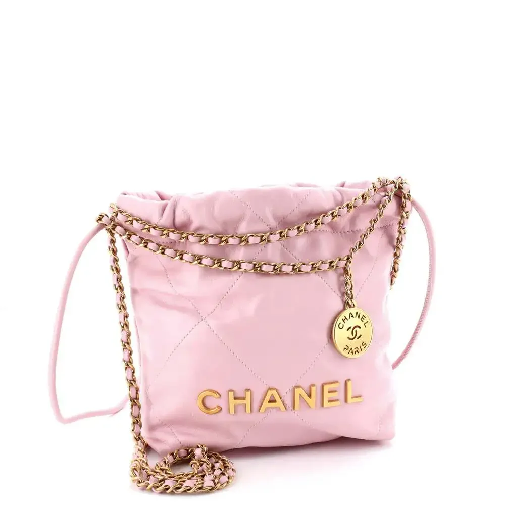 Chanel 22 Chain Hobo Quilted Calfskin #242425C50B